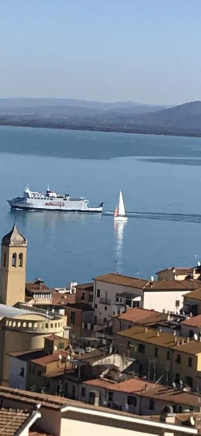 Ferienwohnung Bilocale Vista Mare Con Posto Auto Porto Santo Stefano  Exterior foto